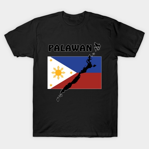 Palawan Philippines T-Shirt by NicGrayTees